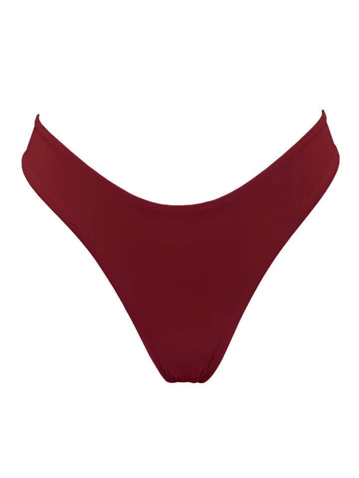 JADE BOTTOM | BORDEAUX for wholesale by SLATE SWIM