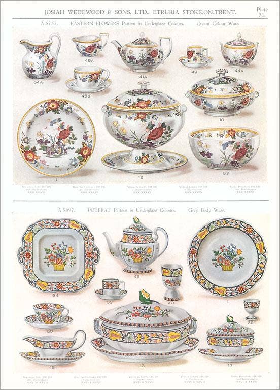 Found Image Press – wholesale Magnet – Magnet FO-228 Wedgwood Etruria Keramik0