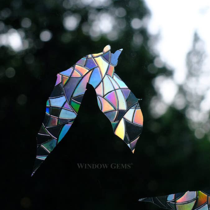 Window Gems - Wholesale Suncatcher - Bat Window Clings - Bird Strike Prevention Decals2