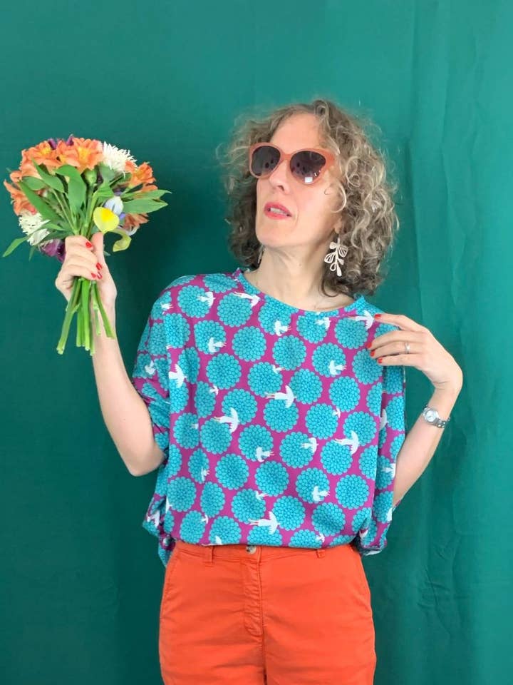 T-shirt Bond - Estampado Lady Bird por atacado de La Compiano