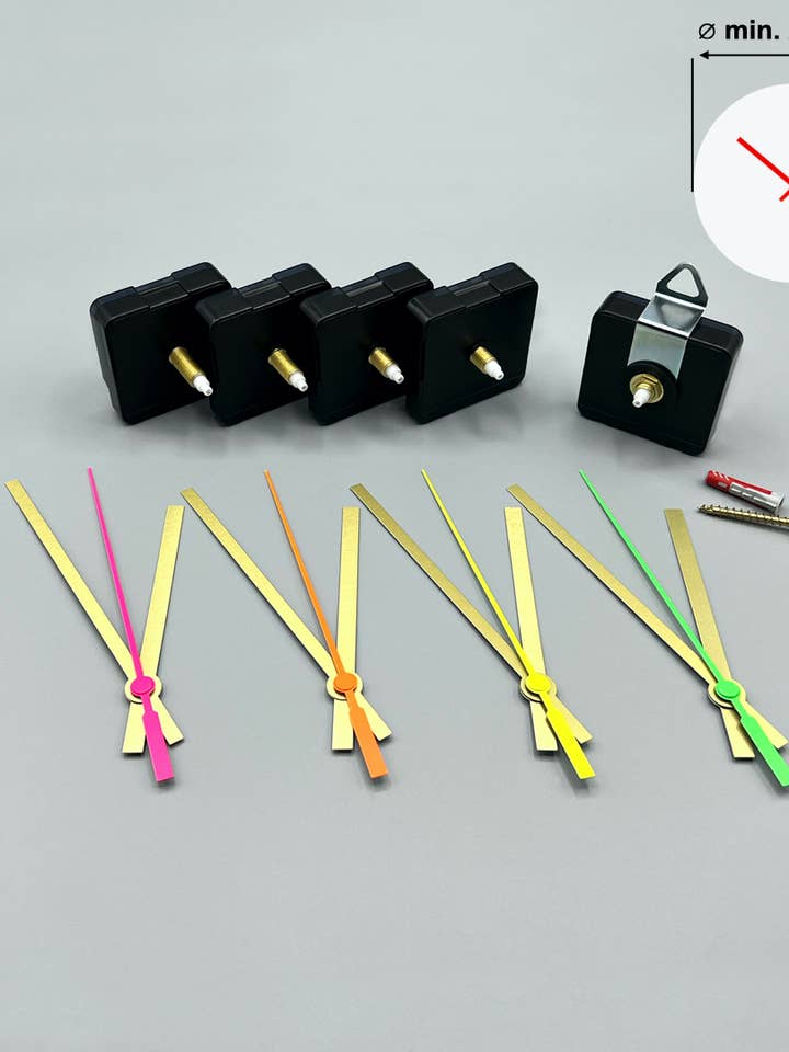 Urviser #1 guld inkl. kvartsurværk for engroshandel hos Klokkz