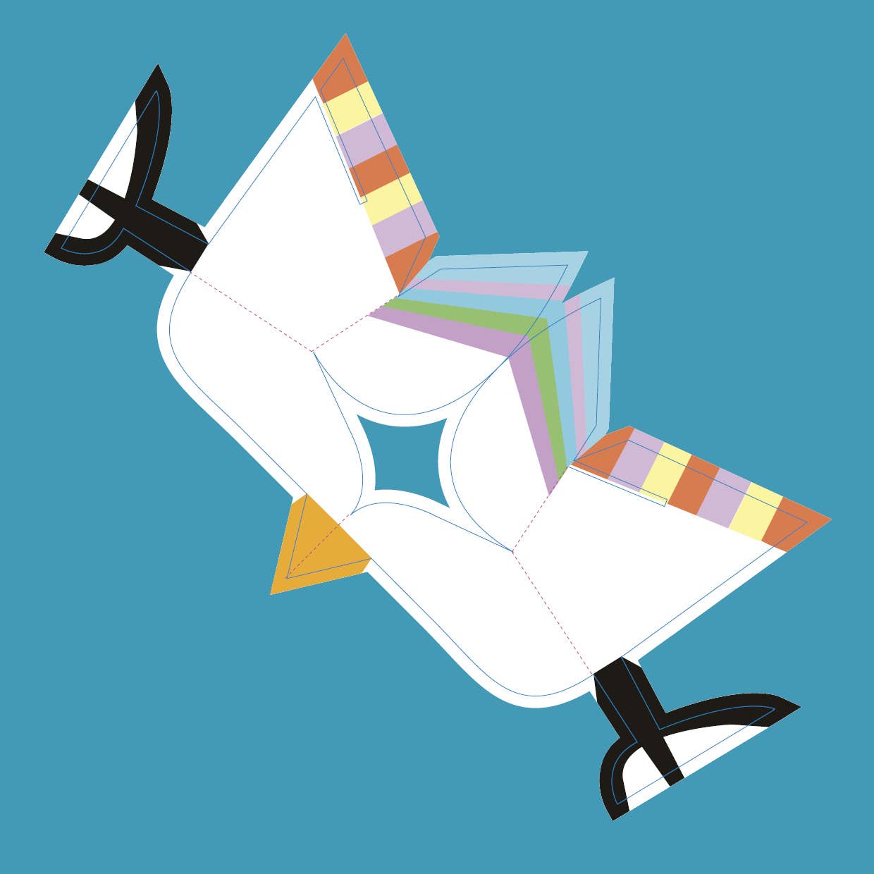 Schiffer Kids - Wholesale Coloring & Activity Book - Adult - Birds Fold & Play2