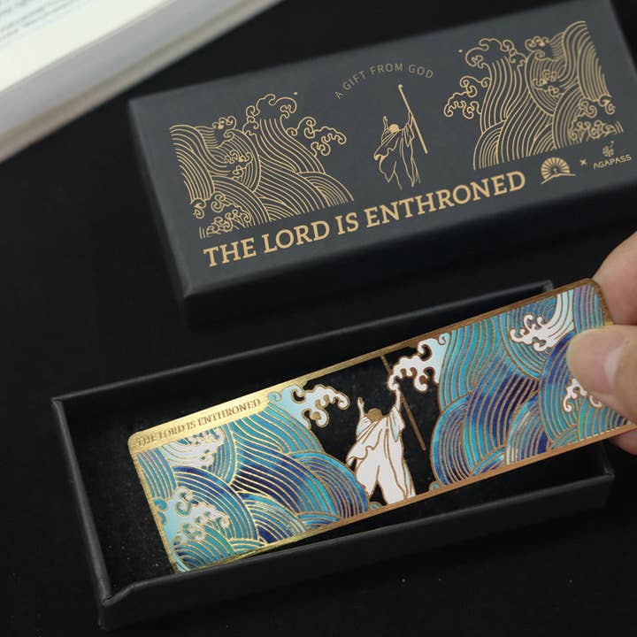 LuminaSalina – wholesale Bookmark – Parting of the Red Sea - Hollowed Metal Bookmark Christian Gift Jesus Christ7