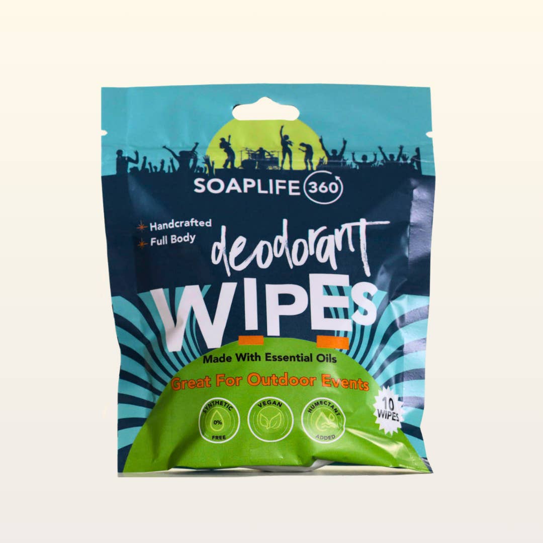 Soaplife360 - Wholesale Deodorant – Women's - Deodorant Wipes –On-the-Go Odor Protection