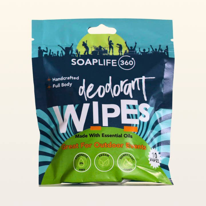 Deodorant Wipes –On-the-Go Odor Protection for wholesale by Soaplife360