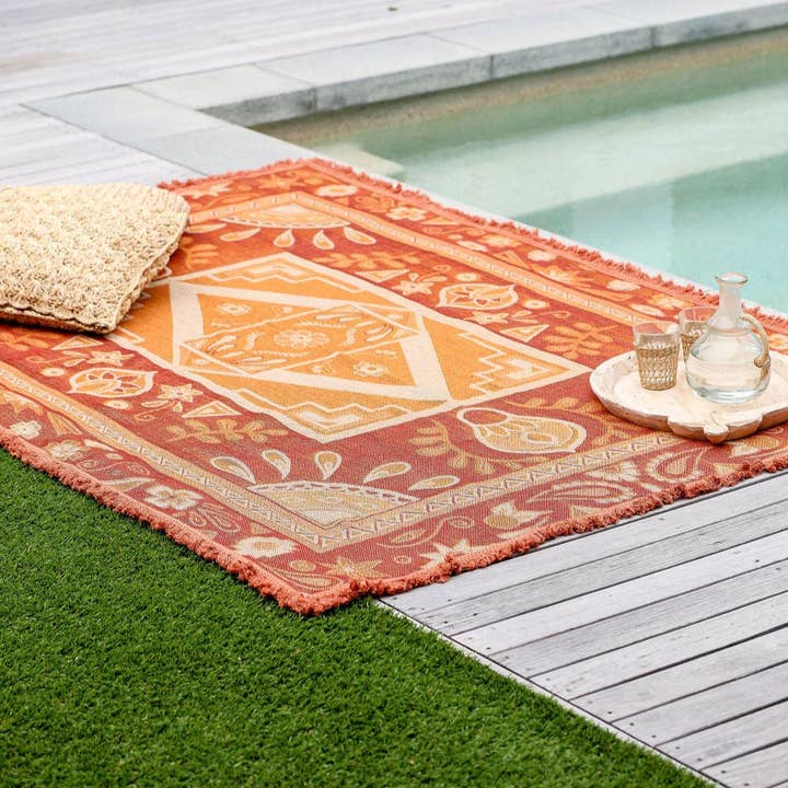 Sunni Scenes - Wholesale Picnic Blanket - Hazel Picnic Rug