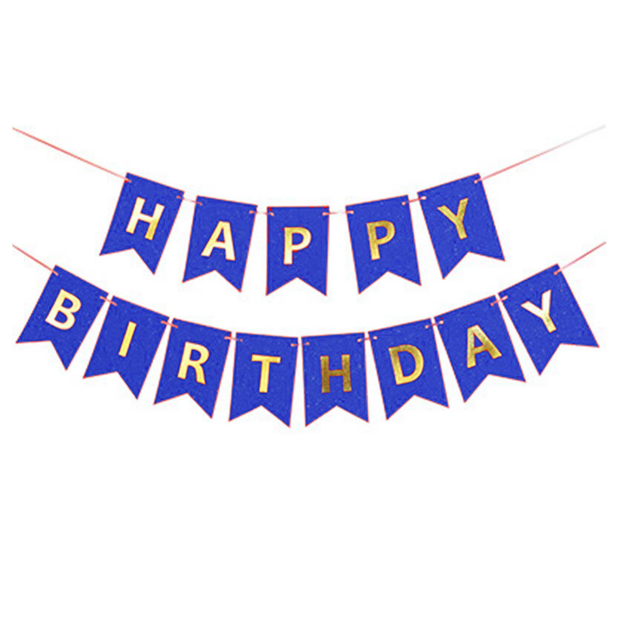 Toyventures - Venta al por mayor Cartel/pancarta para fiestas - Guirnalda de cumpleaños en plateado y rosa dorado para decoración de fiesta10