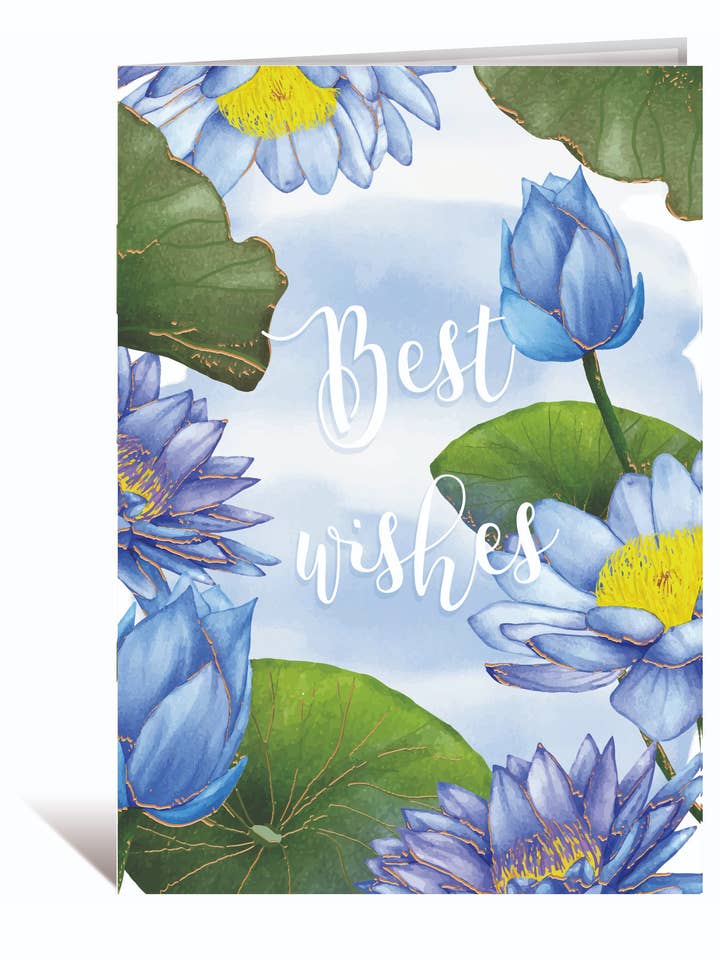 Biglietto Origami 3D Fiori Blu per la vendita all'ingrosso da parte di ORIGAMI EDITORE SRL