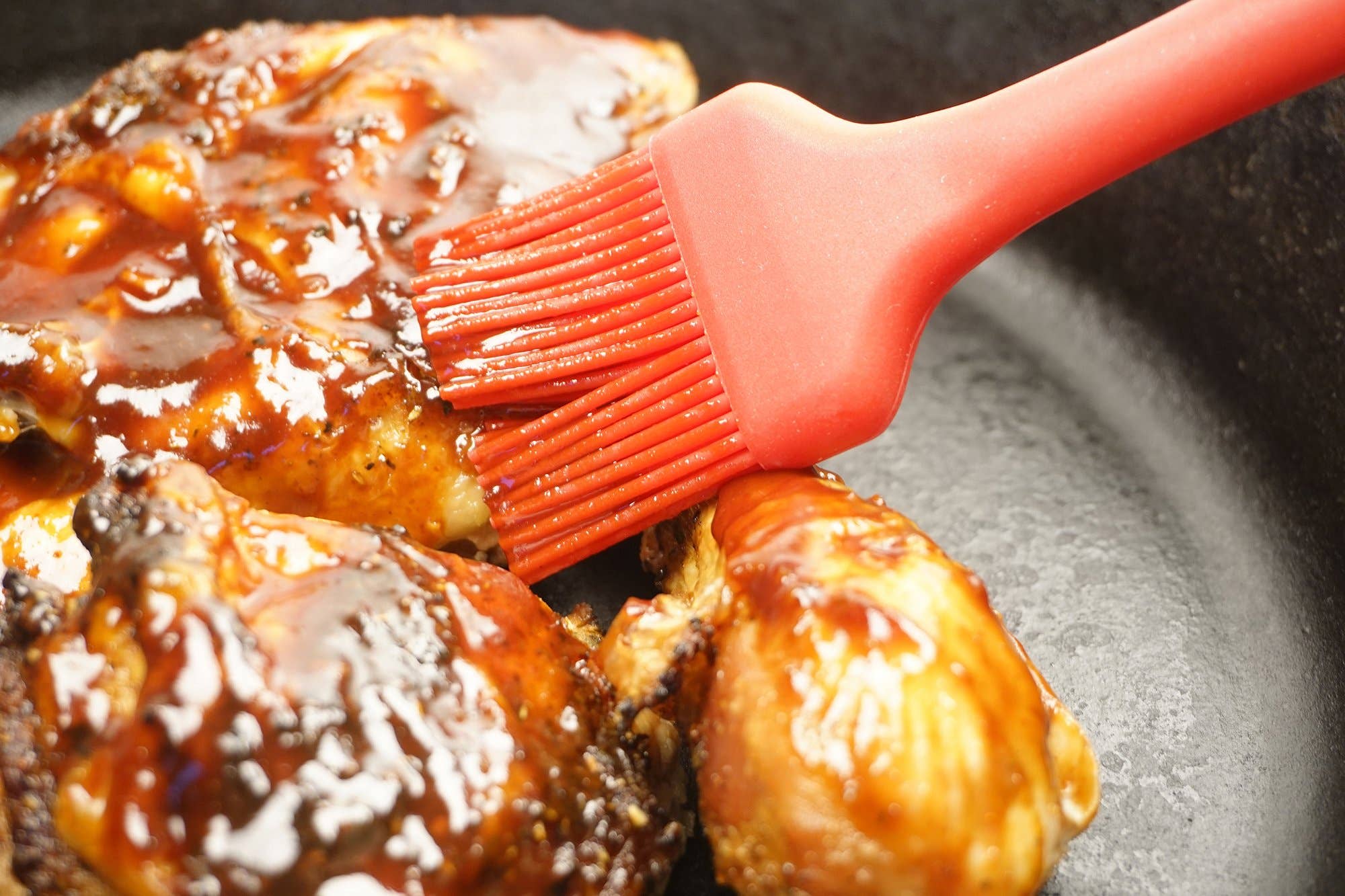 RSVP International - Wholesale Basting Brush - Silicone Basting Brush - Red8