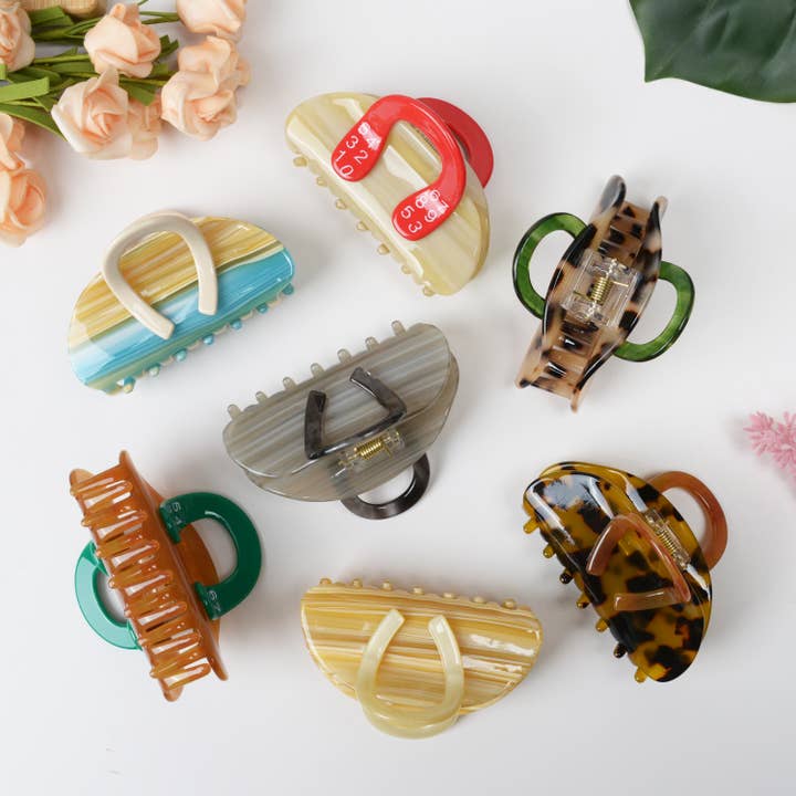 TheDivaSoap - Wholesale Hair Clip - Women's - Tote Bag Design Hair claw clip