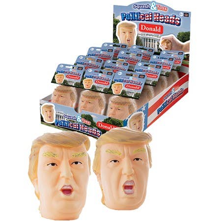 Play Visions - Wholesale Gag Gift/Novelty Gift - Donald Trump Squash & Toss - Stress Reliever - Gag Gift