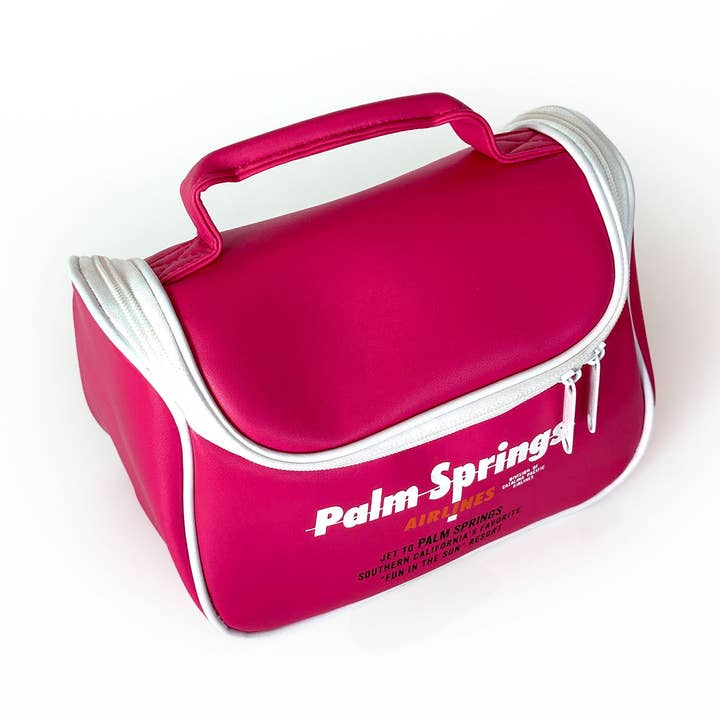 Palm Springs Airlines Accessory Bag - Pink for wholesale by Destination PSP