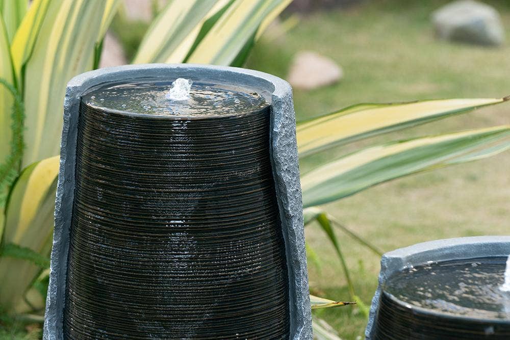 A&B Home Group Inc. – wholesale Outdoor ornament/decor – 17x17x26" Polyresin Fountain - Gray7