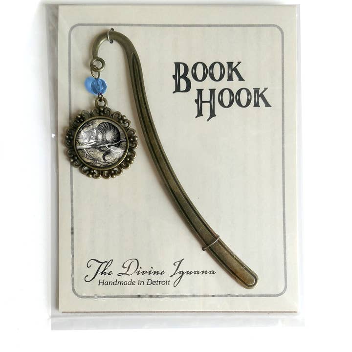 The Divine Iguana - Wholesale Bookmark - Alice in Wonderland Cheshire Cat Bronze Bookmark3