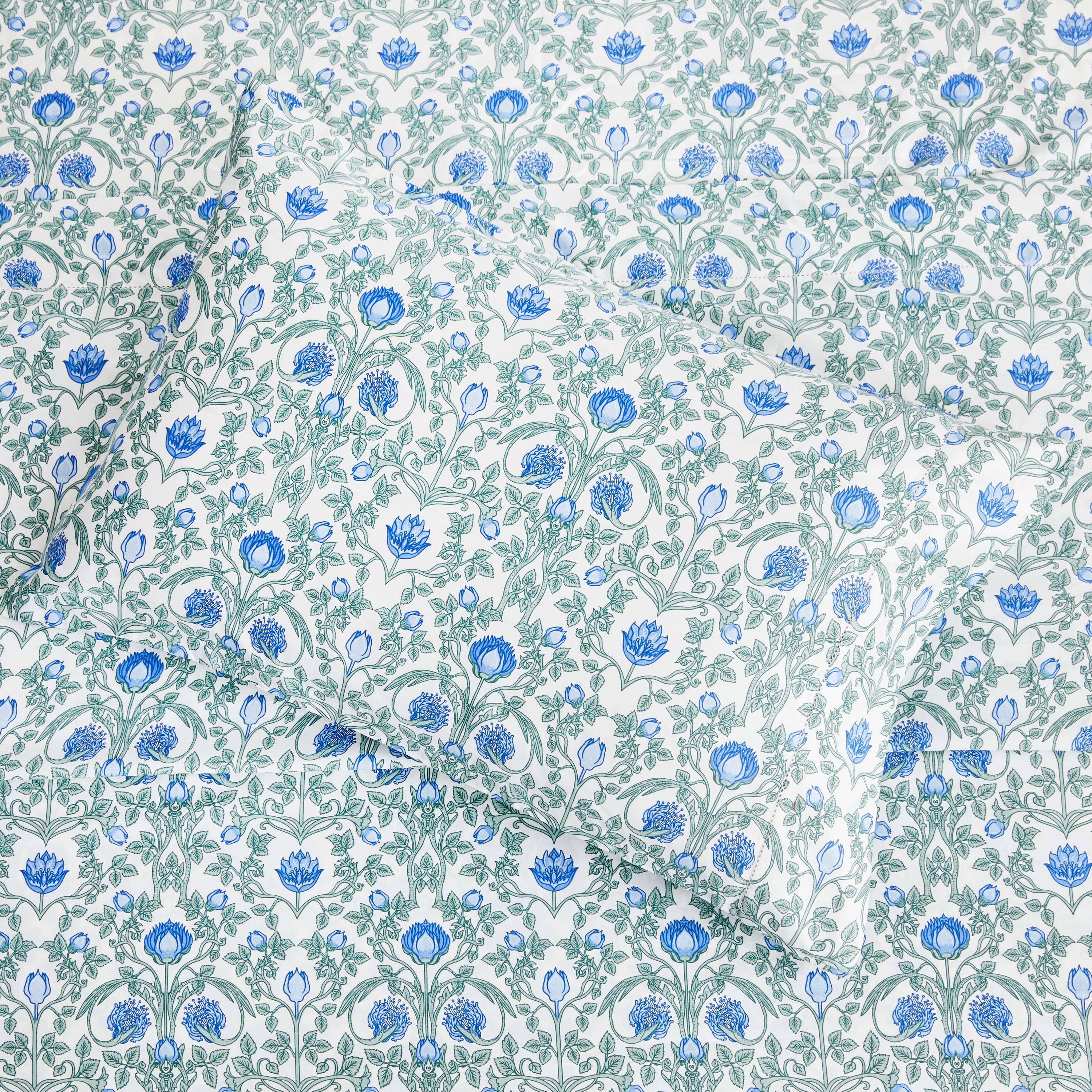 Mélange Home - Wholesale Sheet Set - Arts & Crafts Floral Printed Cotton Sheet Set6