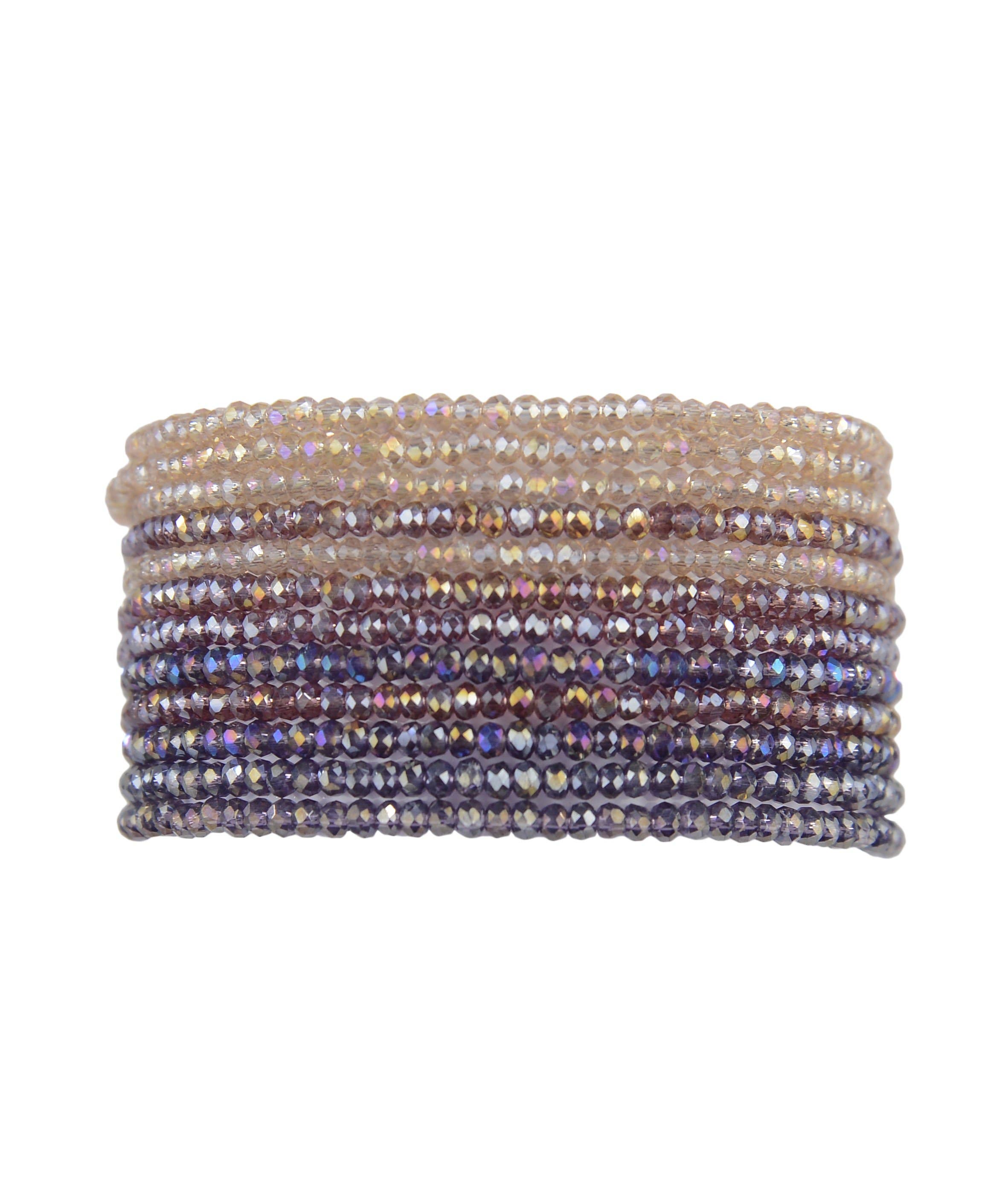 MILLIANNA - Wholesale Cuff Bracelet - Micro Cuff Ombre 1"4