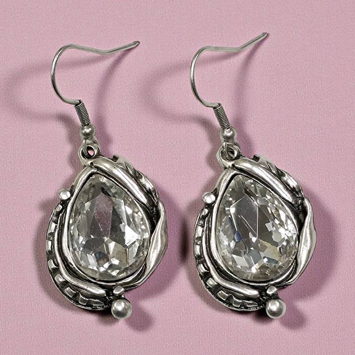 Artikel # NE-1550 - Tin Oorbellen voor wholesale door The Ancient Bazaar Jewelry & Accessories