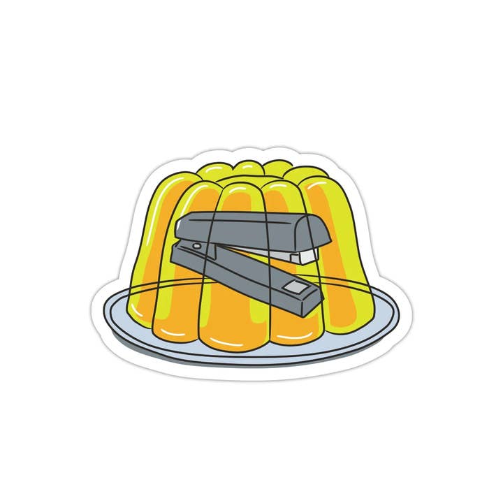 Papersalt - Vendita all'ingrosso Adesivo - The Office: Stapler in Jello Mold Novelty Sticker1