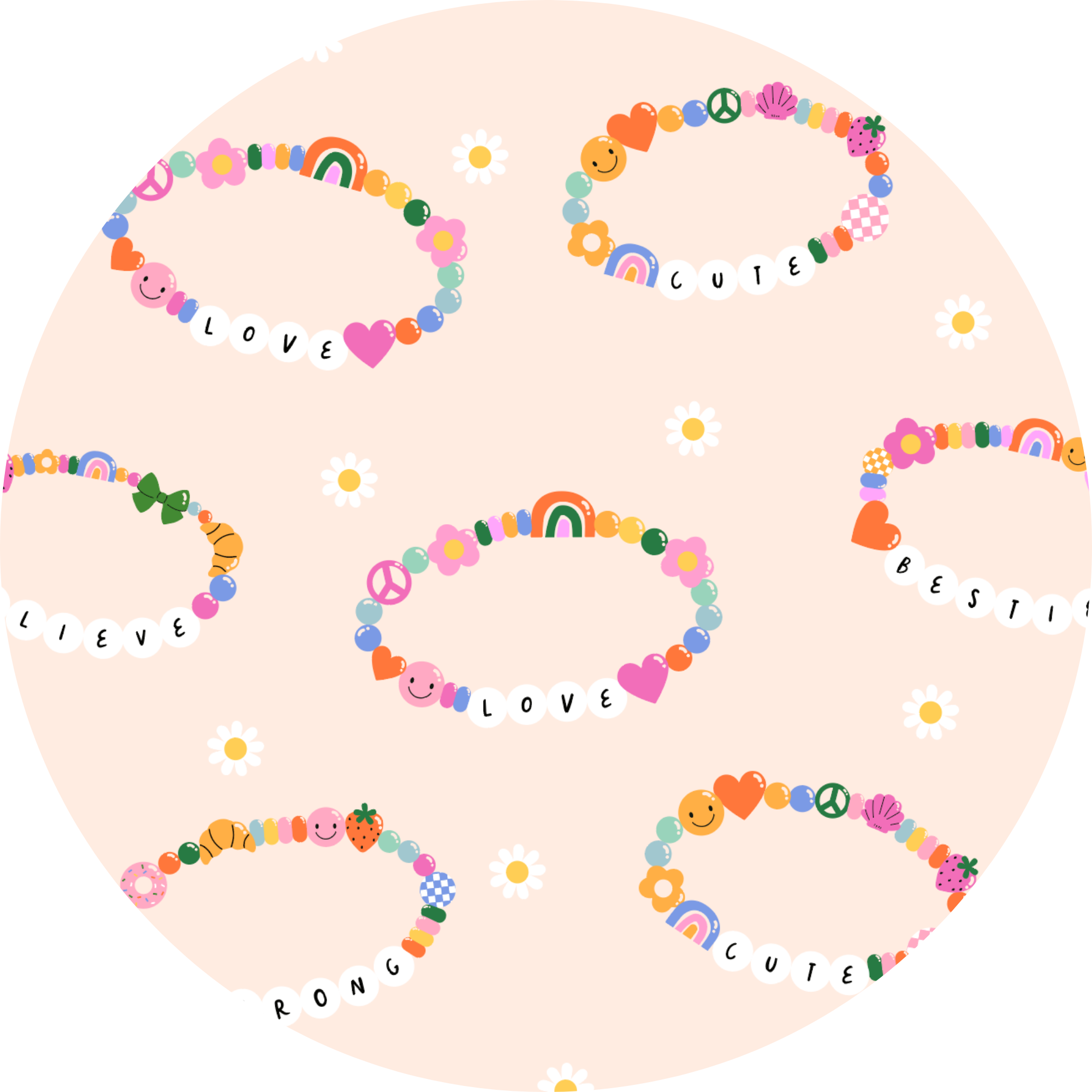 Kiki + Lulu – wholesale Sleepwear set – Kids – In My Bestie Era Ribbed Toddler/Big Kid Pajamas13