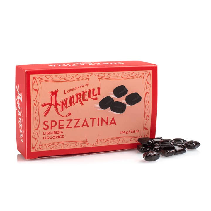 Amarelli Fabbrica Di Liquirizia - Wholesale Licorice - SPEZZATINA 100g Box - Pure licorice Made in Italy