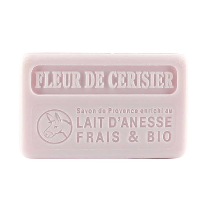 Savons.com (UK Official) - Wholesale Bar Soap - Lait D'Anesse Fleur de Cerisier (Donkey Milk) Soap 100g