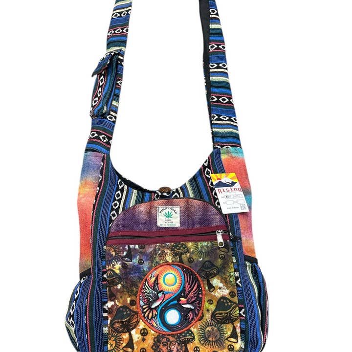 Rising International Inc - Wholesale Crossbody Bag - Women's - Ying Yang Humming Bird Bag RIB247860