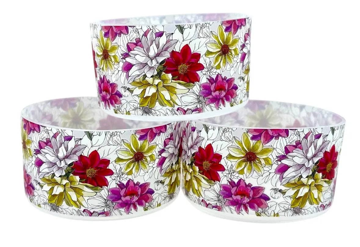 ASAP Craft Supplies - Wholesale Drink Topper - Flower Transparent Tumbler Boot - Silicone Boot- Tumbler Accessories0