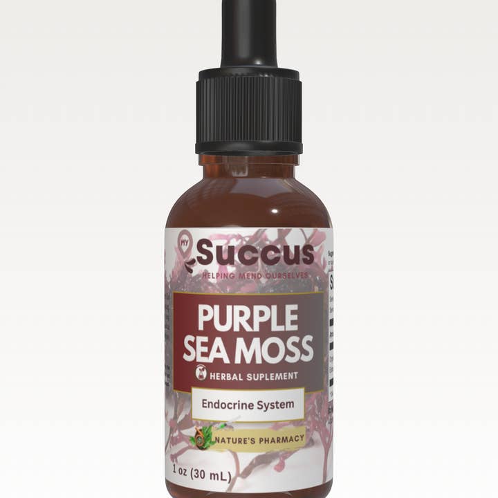 Purple Sea Moss Tincture - Promotes Natural Wellness for wholesale by Succus