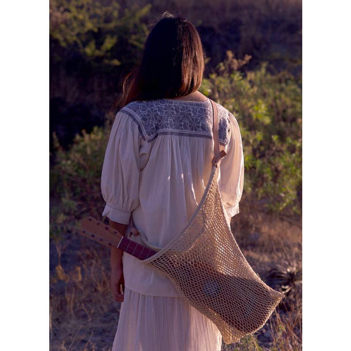 LUZ Collection - Wholesale Crossbody Bag - Women's - Last Chance! - Woven Maguey Plant Fiber Bag - Two Colours
