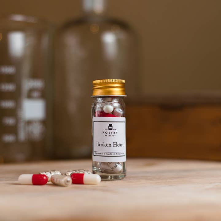 Broken Heart - Poetry Pills (Small) for wholesale by Poetry Pharmacy