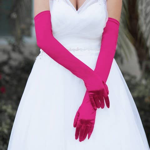 SP Sophia Collection - Wholesale Gloves - Women's - Women's High Satin Gloves9