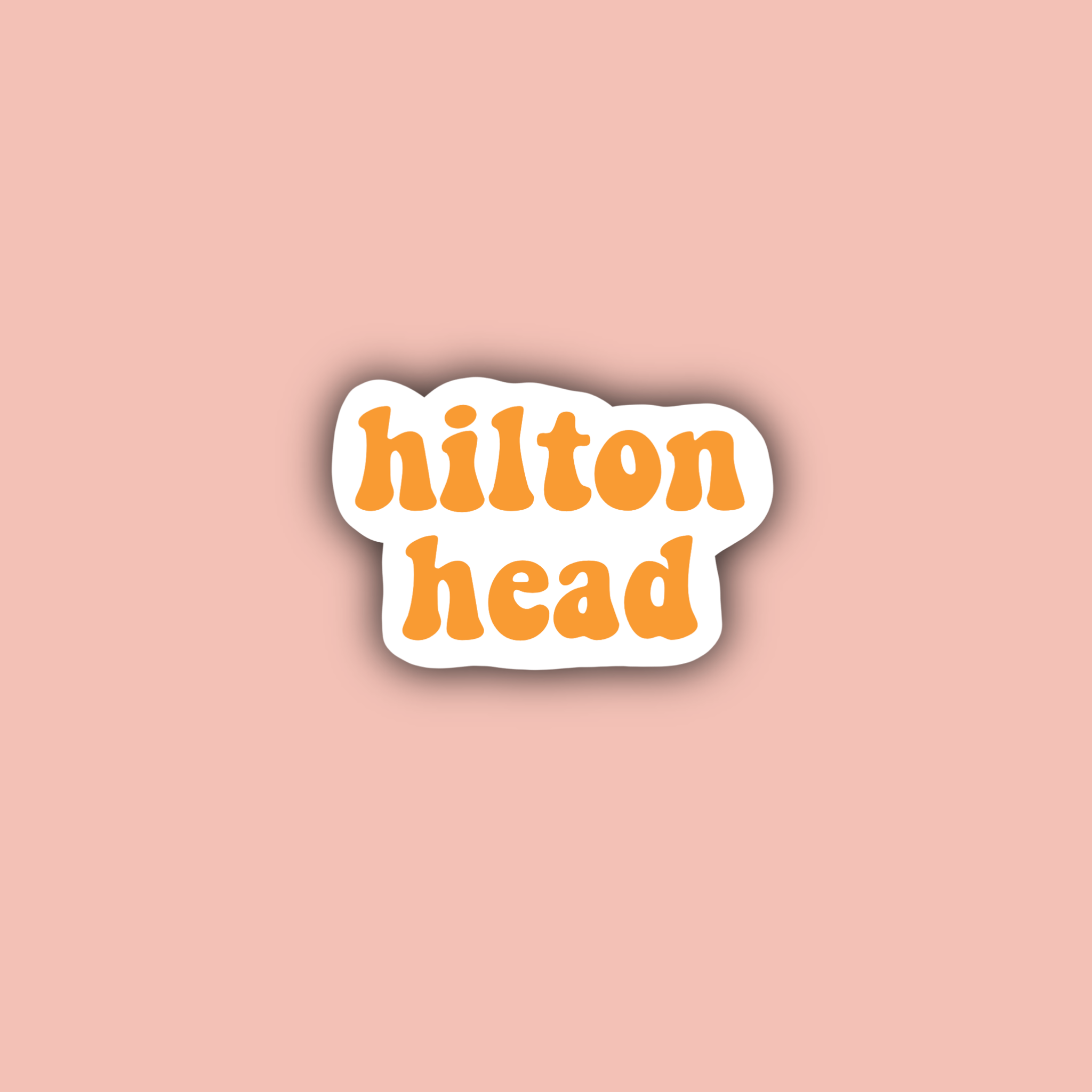 Delmarva Stickers - Wholesale Sticker - Hilton Head - 3" Waterproof Sticker0