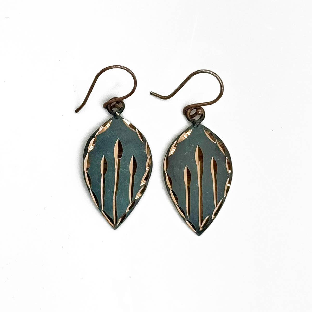 Anju Jewelry - Wholesale Dangle Earrings - Patina Dandelion Whisper Earrings