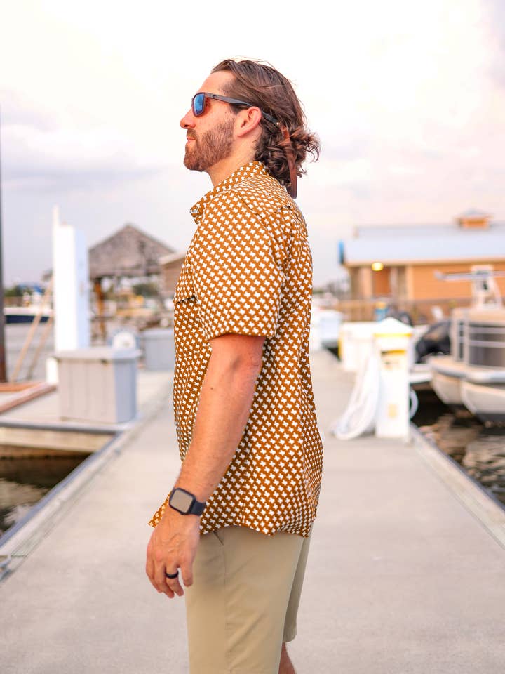 SALT WATER SOUL - Wholesale Button Down Shirt - Men's - The Austin Pearl Snap Fishing Shirt1