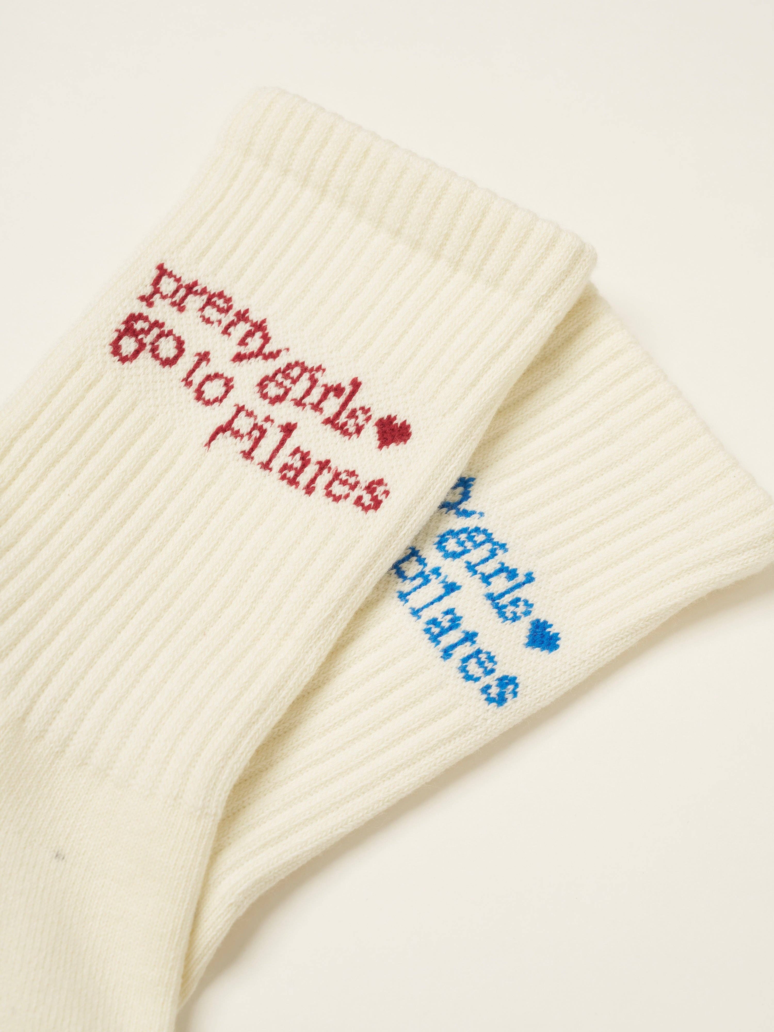 Effortless Club - Wholesale Socks - Women's - 🩰 Pilates Girl Grip Sock [French Blue], Pilates Socks6