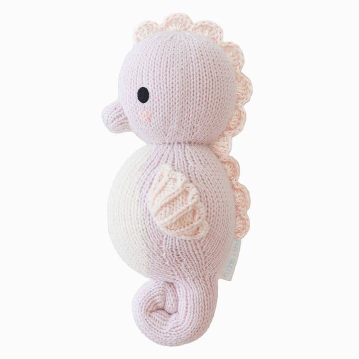 Baby seahorse (lilac) for wholesale by cuddle+kind