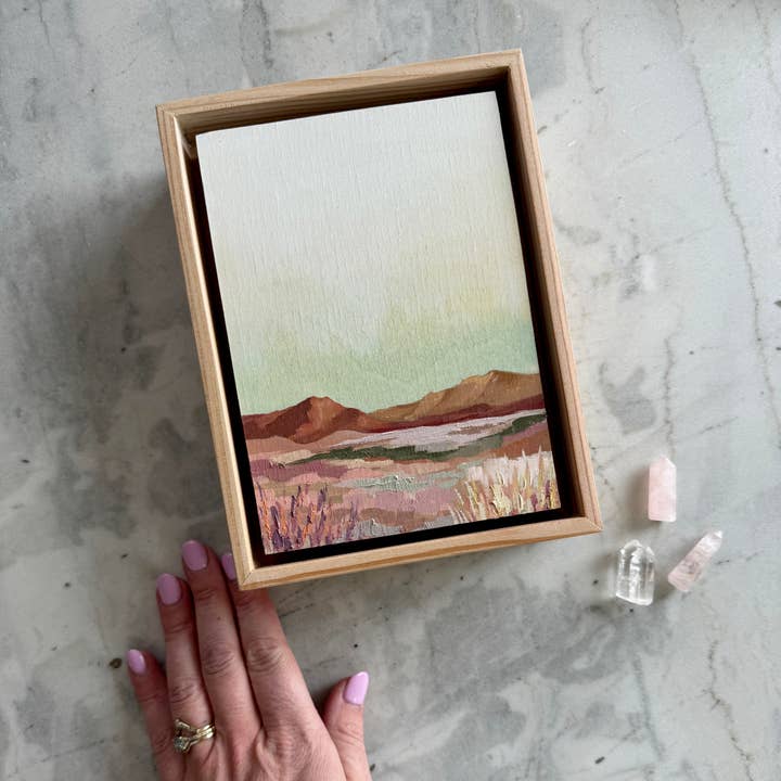 Rêve Lointain - Encadré pour la vente par Pattern Co