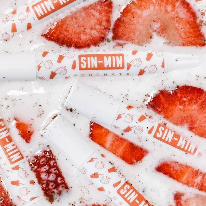 SIN-MIN - Wholesale Lip Balm - Strawberry Horchata Lip Balm (Horchata de fresa)