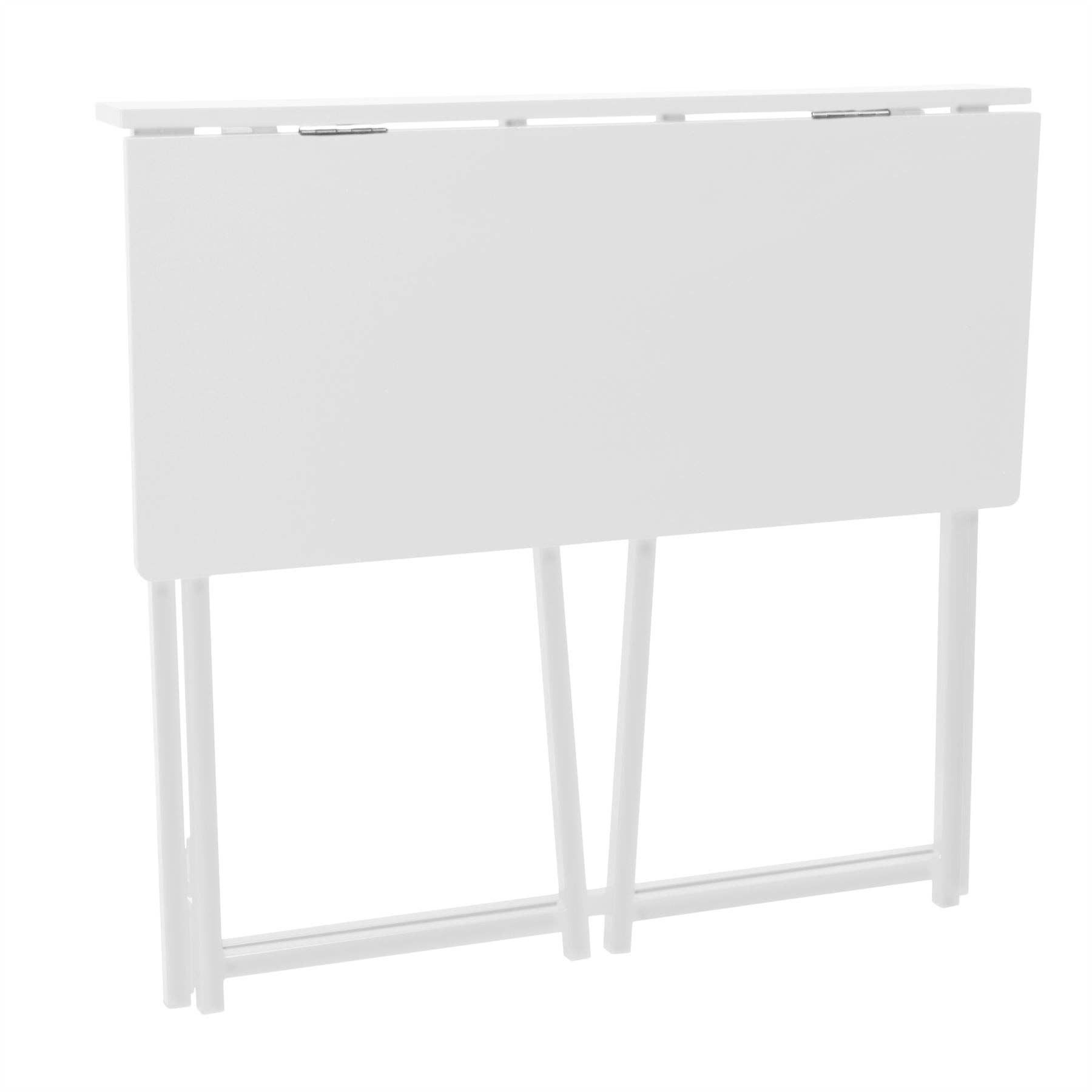 Rinkit Ltd – wholesale Desk set – Harbour Housewares Folding Space Saver Desk - White4