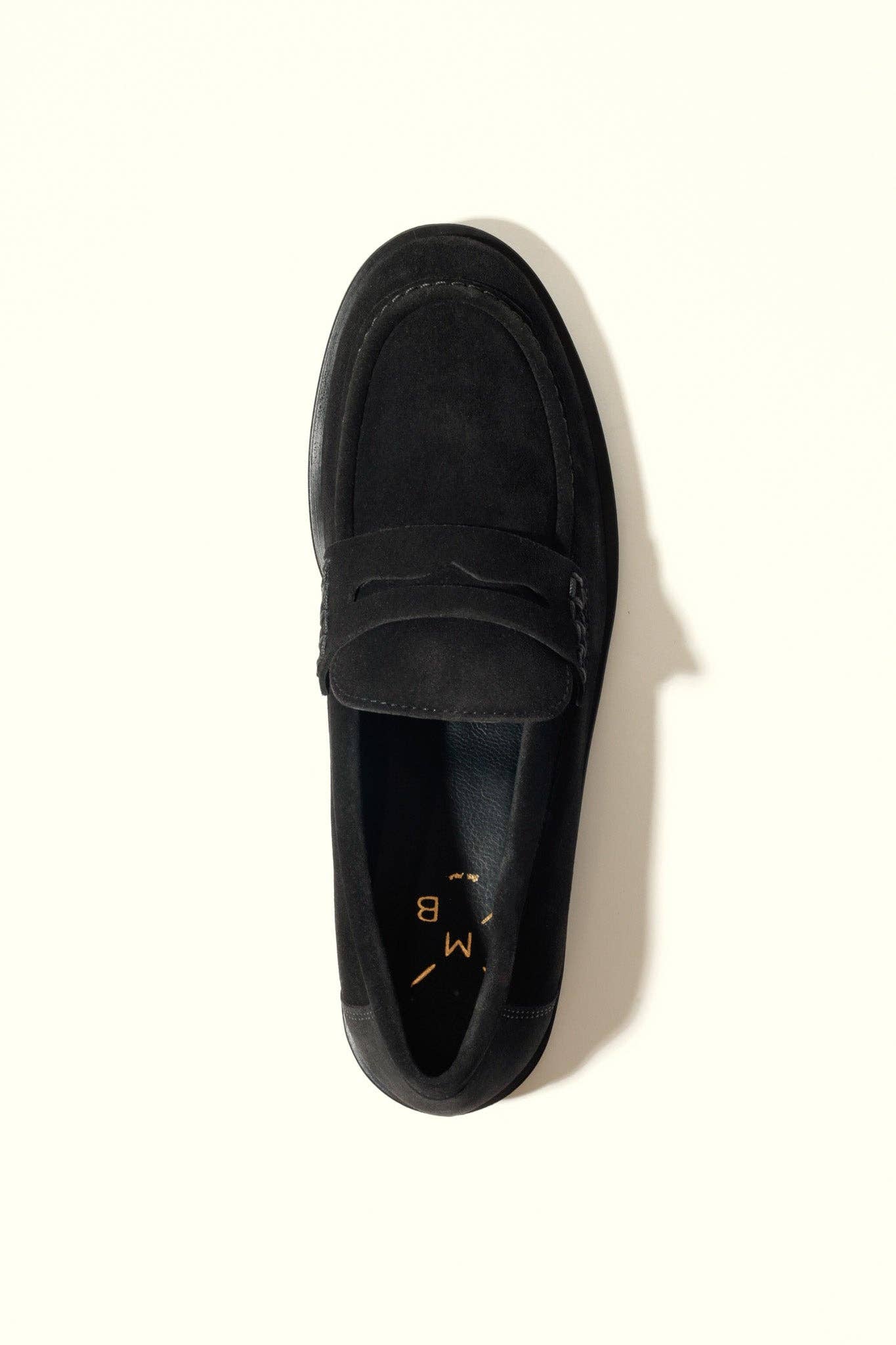 KMB Shoes - Wholesale Flats - Women's - EMILIA BLACK – Soft Leather Loafer Flats3