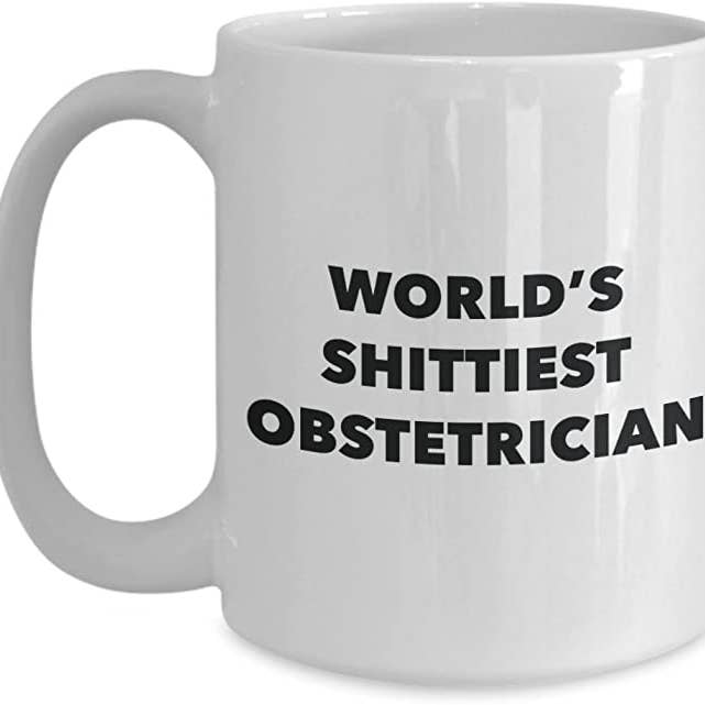 CustomHappy - Vente Tasse à café - Tasse à café obstétricien, obstétricien le plus merdique du monde1