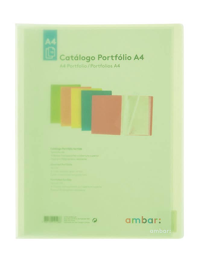 Catálogo Portfólio Ambar Polipro 20 Páginas por atacado de ambar: