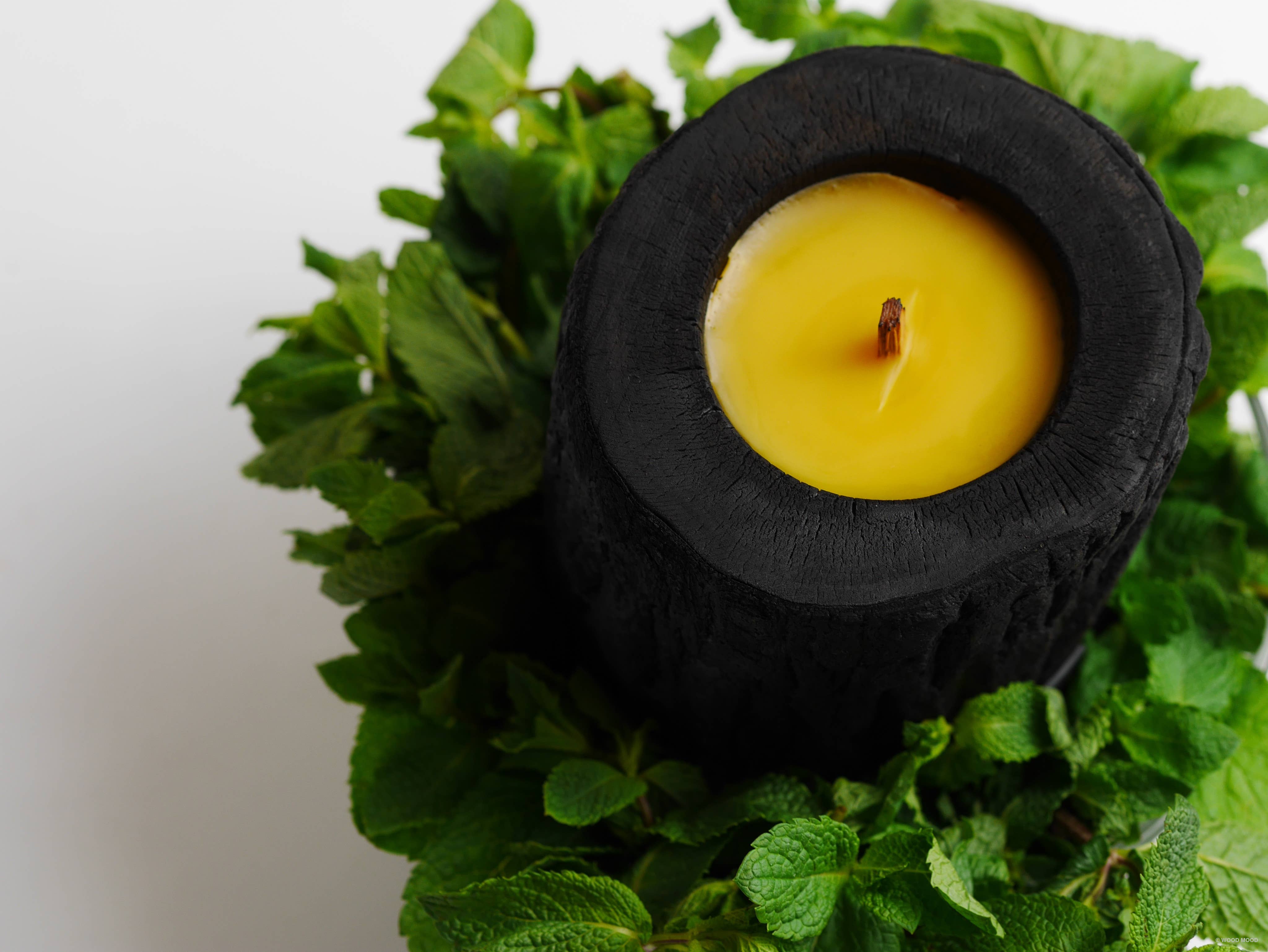 WOOD MOOD - Venta al por mayor Candelabros - Volcano Original | candelabro de madera carbonizada negro cargado10