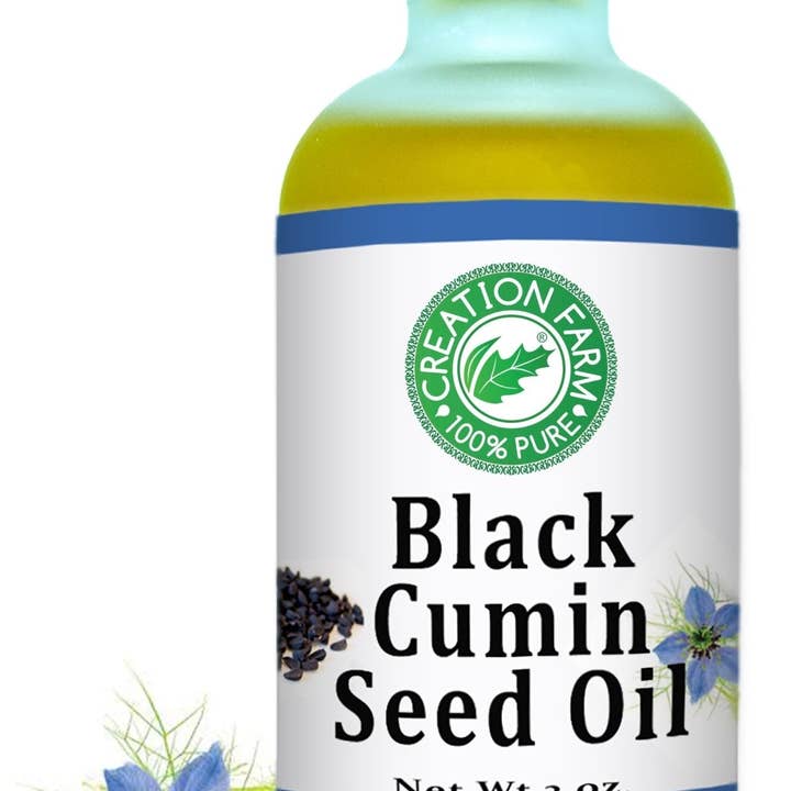 Creation Farm Inc – wholesale Bath/body oil – Black Cumin Seed Oil 2 Oz Pure Cold Pressed Unrefined Virgin for Skin Care Radiant Clear Complexion and Skin Support1