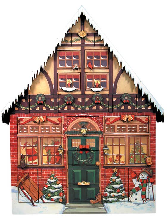 Byers' Choice Ltd. Christmas House Advent AC01 for wholesale by Byers Choice