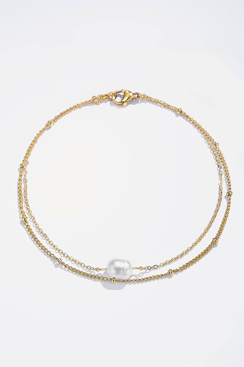 BYREN | ÉLINE L'ATELIER - Wholesale Anklet - Stainless steel ankle chains 624AQ040