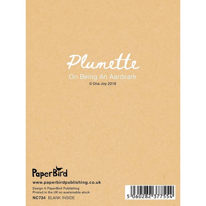 Paper Bird Publishing - Wholesale Everyday Greeting Card - Aardvark1