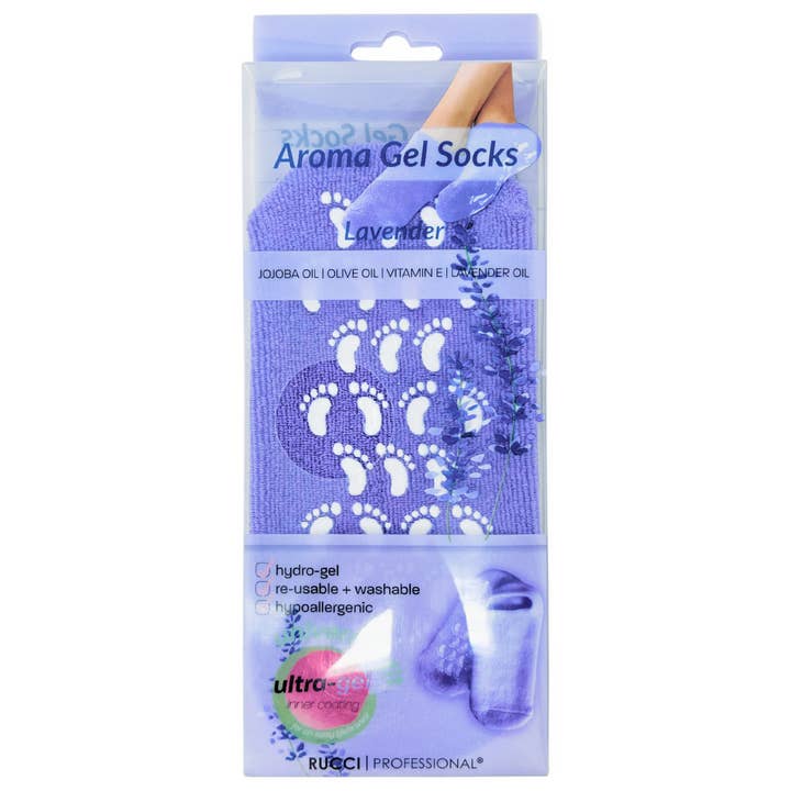 Rucci Professional - Wholesale Moisturizing Socks - RL403 Moisturizing Gel Booties – Hydrating Aromatherapy Foot3