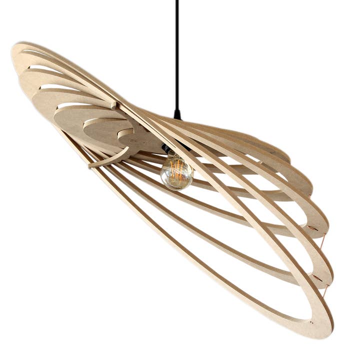 Lampe Suspension Comets brut M 75cm pour la vente par RIF Luminaires