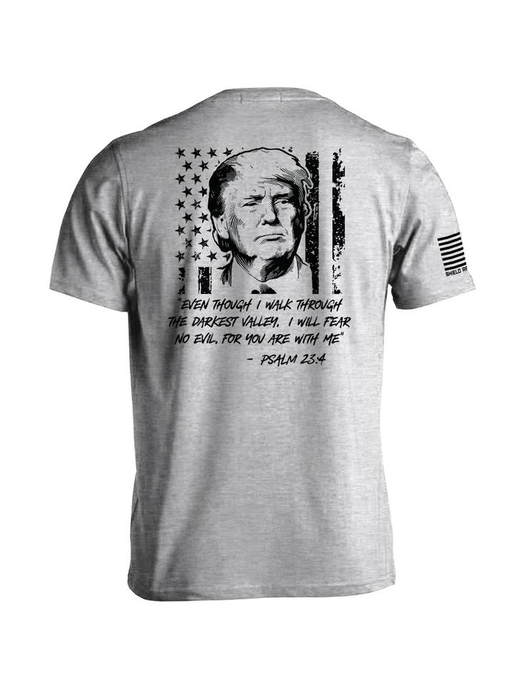 Shield Republic - Wholesale Screen printed t-shirt – Men′s - Trump Psalm 23-4